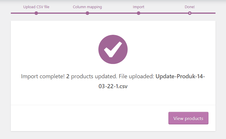 Cara Update Produk Massal WooCommerce